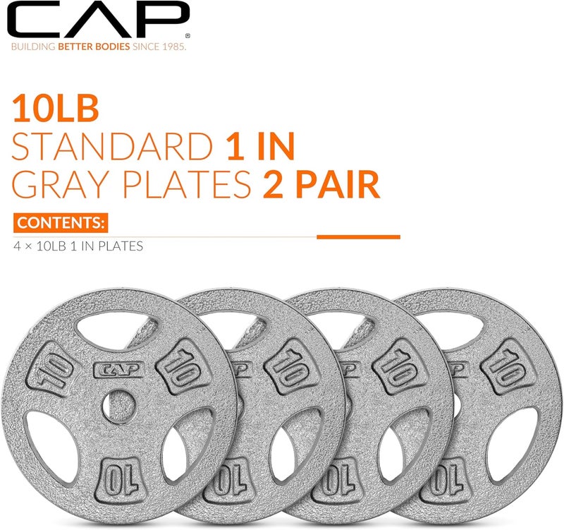 CAP Barbell أوزان وزن قياسية بقبضة 1 إنش - Image 2